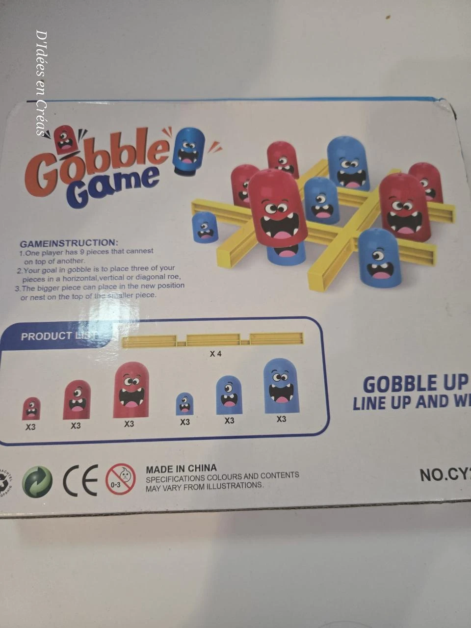 Gobble Game - Jogo de equilíbrio em madeira - Completo - A partir de 3 anos – photo 2
